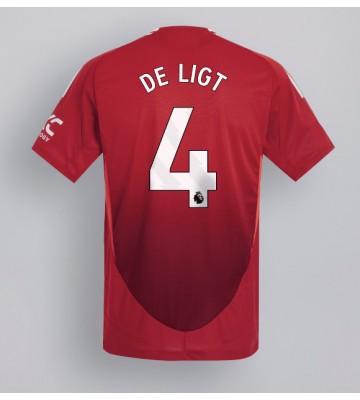 Manchester United Matthijs de Ligt #4 Replika Hjemmebanetrøje 2024-25 Kortærmet